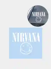 Наклейка на авто "NIRVANA - НИРВАНА" 20х14см