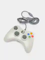 Белый геймпад для XBox 360, проводной