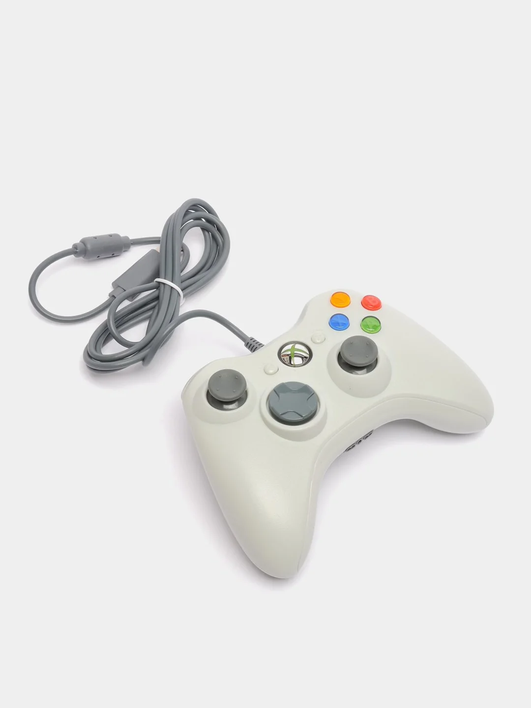 Белый геймпад для XBox 360, проводной
