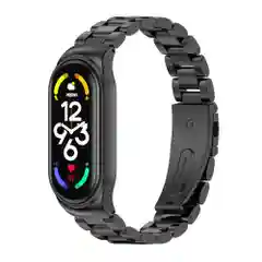 Металлический ремешок для Xiaomi Mi Band 3 / 4 / 5 / 6 / 7