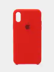 Красный чехол Silicone Case ( Чехол силиконовый ) для iPhone X