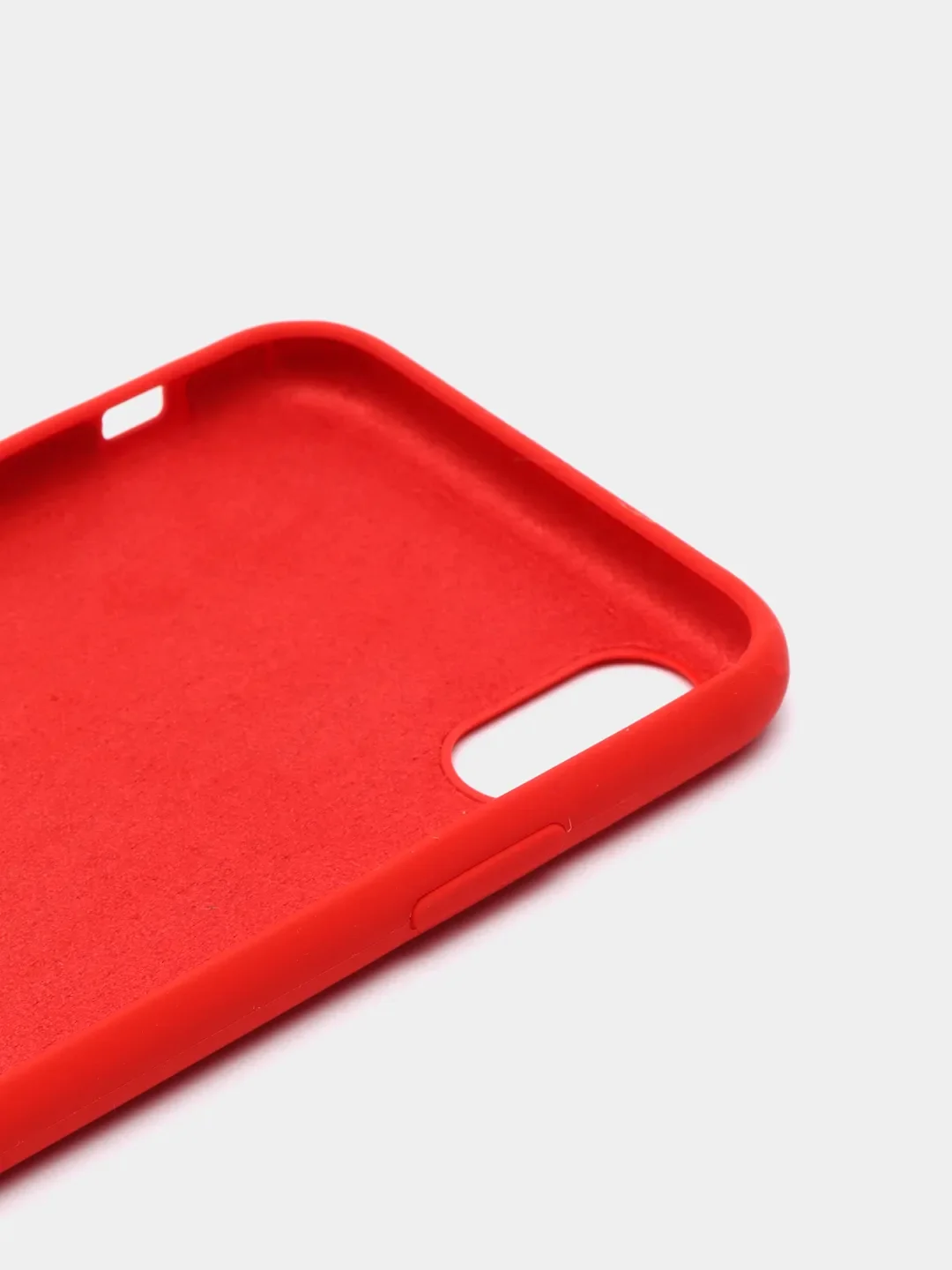 Красный чехол Silicone Case ( Чехол силиконовый ) для iPhone X