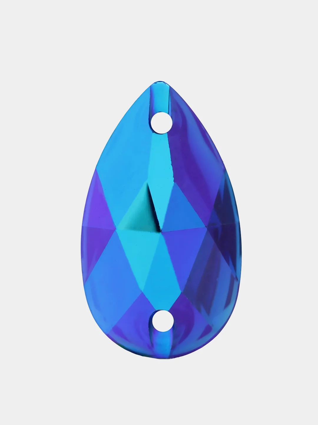 Синий стразы пришивные капля Sapphire AB P33