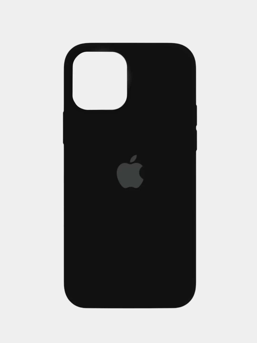 Черный чехол iPhone 13, 13 mini, 13 Pro, 13 Pro Max силиконовый Silicone case с открытым низом