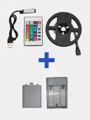 Светодиодная лента с пультом USB, 3 м, подсветка телевизора, компьютера