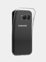 Samsung Galaxy S6 Edge, Самсунг Галакси С6 Эдж, чехол прозрачный силиконовый
