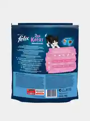 Сухой корм Felix "Двойная Вкуснятина" для котят до года, с курочкой, 600 г