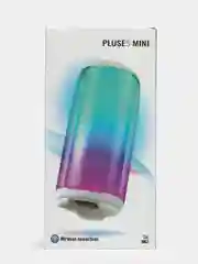 Белый портативная Bluetooth-колонка Pluse 5 mini, с радио и светомузыкой, беспроводная
