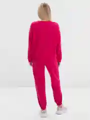 Красный женский спортивный костюм