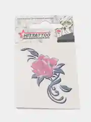 S Татуировка на тело "Розовая роза"