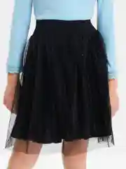 Индиго юбка для девочек
