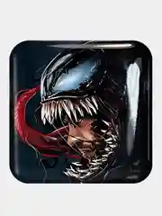 Желтый 3d стикеры (наклейки) на телефон Marvel Мстители