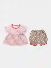 Комплект детский для девочек, кофта и шорты