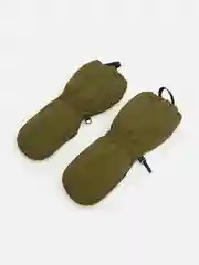 Хаки варежки детские ACOOLA из водонепроницаемой ткани
