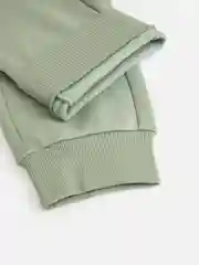Зеленый брюки-джоггеры для мальчика ACOOLA из футера с начёсом,посадка "comfort"