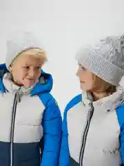 Серый меланж шапка детская ACOOLA вязаная однослойна, с подкладкой