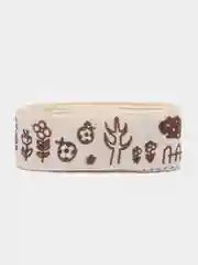 Бежевый лента льняная, hand made