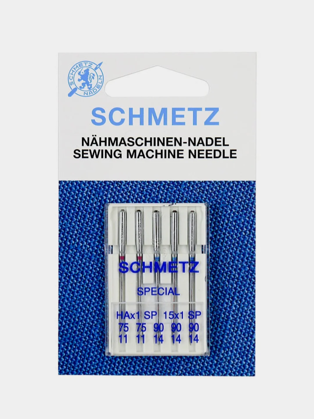Иглы для бытовых швейных машин, Супер стрейч Schmetz 130/705 HA x 1 SP №75, 90 уп.5 игл