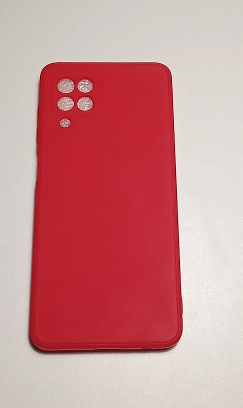 Чехол Samsung A22 4G, M22, M32 c защитой камеры и бархатом внутри