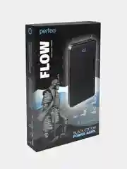 Черный внешний аккумулятор Perfeo, с дисплеем, 10000 mAh