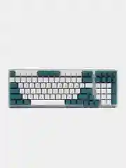 Серебряный клавиатура механическая, игровая, с подсветкой, FREE WOLF K3 HOTSWAP, белая, чёрная