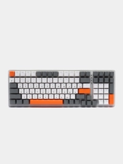 Клавиатура механическая, игровая, с подсветкой, FREE WOLF K3 HOTSWAP, белая, чёрная