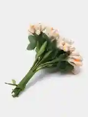 Кремовый букет тычинок, с сахарными вставками