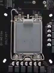 Черный материнская плата H610M-VD, LGA 1700, Intel Core i3/i5/i7, Micro-ATX, OEM