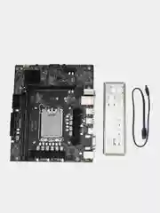 Черный материнская плата H610M-VD, LGA 1700, Intel Core i3/i5/i7, Micro-ATX, OEM