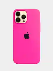 Фуксия чехол iPhone 13, 13 mini, 13 Pro, 13 Pro Max силиконовый Silicone case с открытым низом