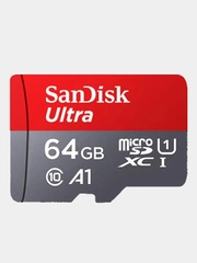 Карта памяти SanDisk MicroSD 64 / 128 / 256 ГБ