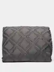 Покрывало LUCKY 240x260 см, дизайн Ромбы, цвет темно-серый