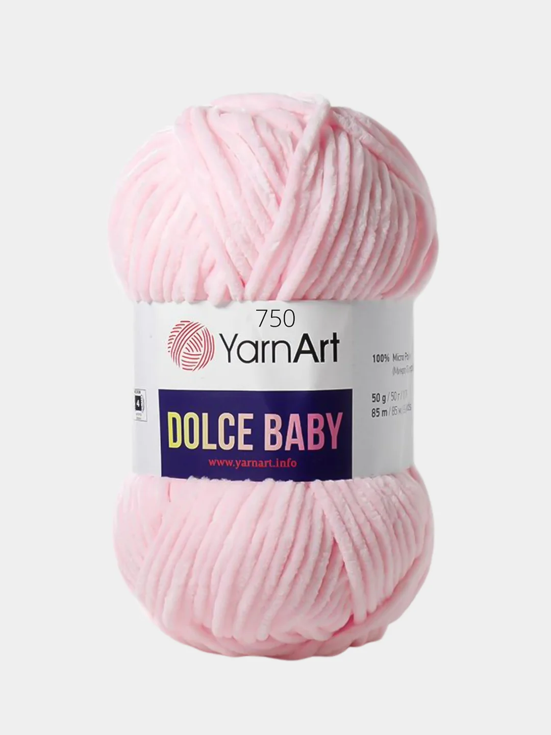 Конфетный пряжа YarnArt Dolce Baby, 50 г / 85 м, 100% полиэстер