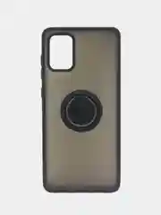 Чехол противоударный Samsung Galaxy A71 с магнитом и кольцом