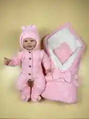 Комплект для новорожденных, утепленный
