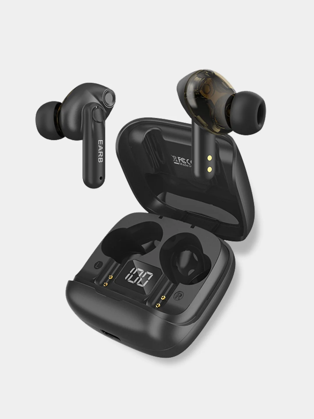 Черный беспроводные наушники Bluetooth - вкладыши TWS