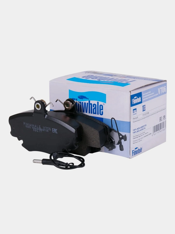 Тормозные колодки передние дисковые FINWHALE V706