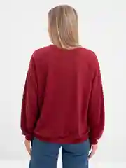 Бордовый свитшот женский