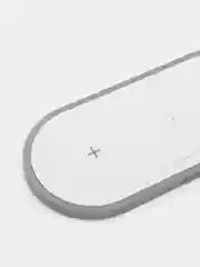 Белый беспроводная зарядка 3 в 1, для iPhone, iWatch, AirPods, Android