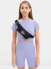 Сумка поясная для бега "Its your time" на молнии, цвет чёрный