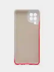 Багровый чехол Samsung Galaxy A22 / Galaxy M22 / Galaxy M32 силиконовый с мягким подкладом