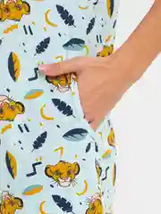 Голубой туника женская, для дома, домашнее платье
