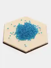 Лазурный чешский бисер Preciosa 10/0, Transparent sfinx, 10 и 50 грамм