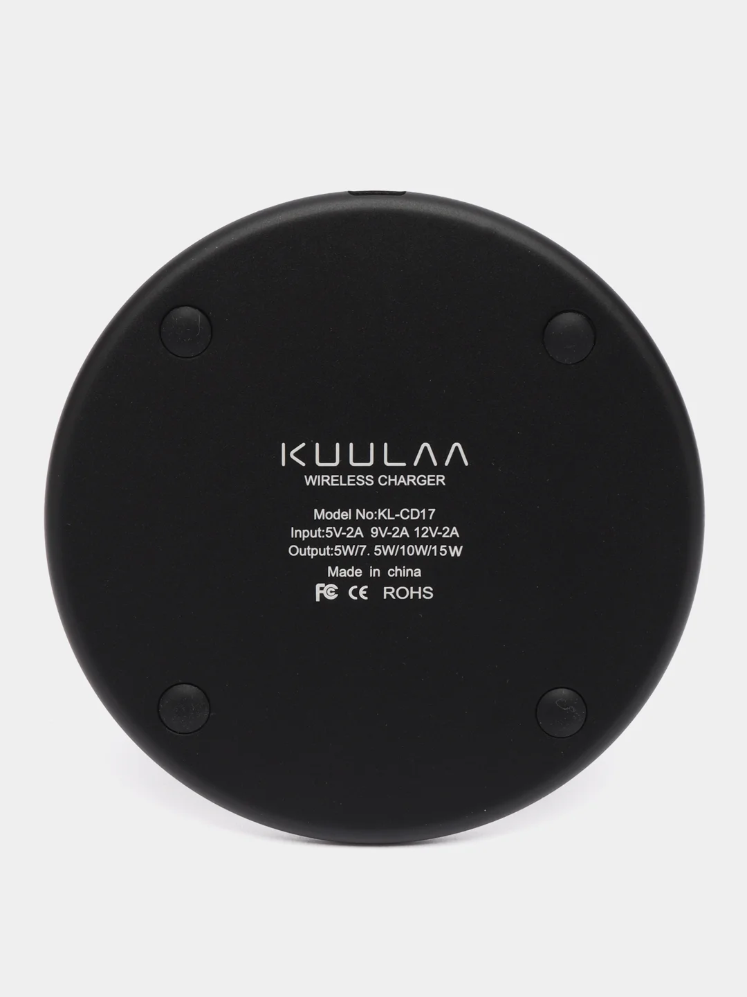 Kuulaa 15W Qi беспроводная зарядное устройство для Samsung / Huawei / Xiaomi / Oppo / Vivo