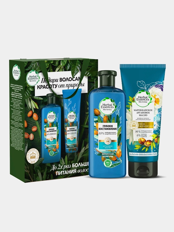 Набор Herbal Essences: Шампунь, 250 мл и Бальзам-ополаскиватель, 180мл