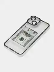 Бежевый меланж чехол на iPhone 11 12 13 / 14 Pro Max / 7 8 Plus / XR / XS / X айфон про макс прозрачный