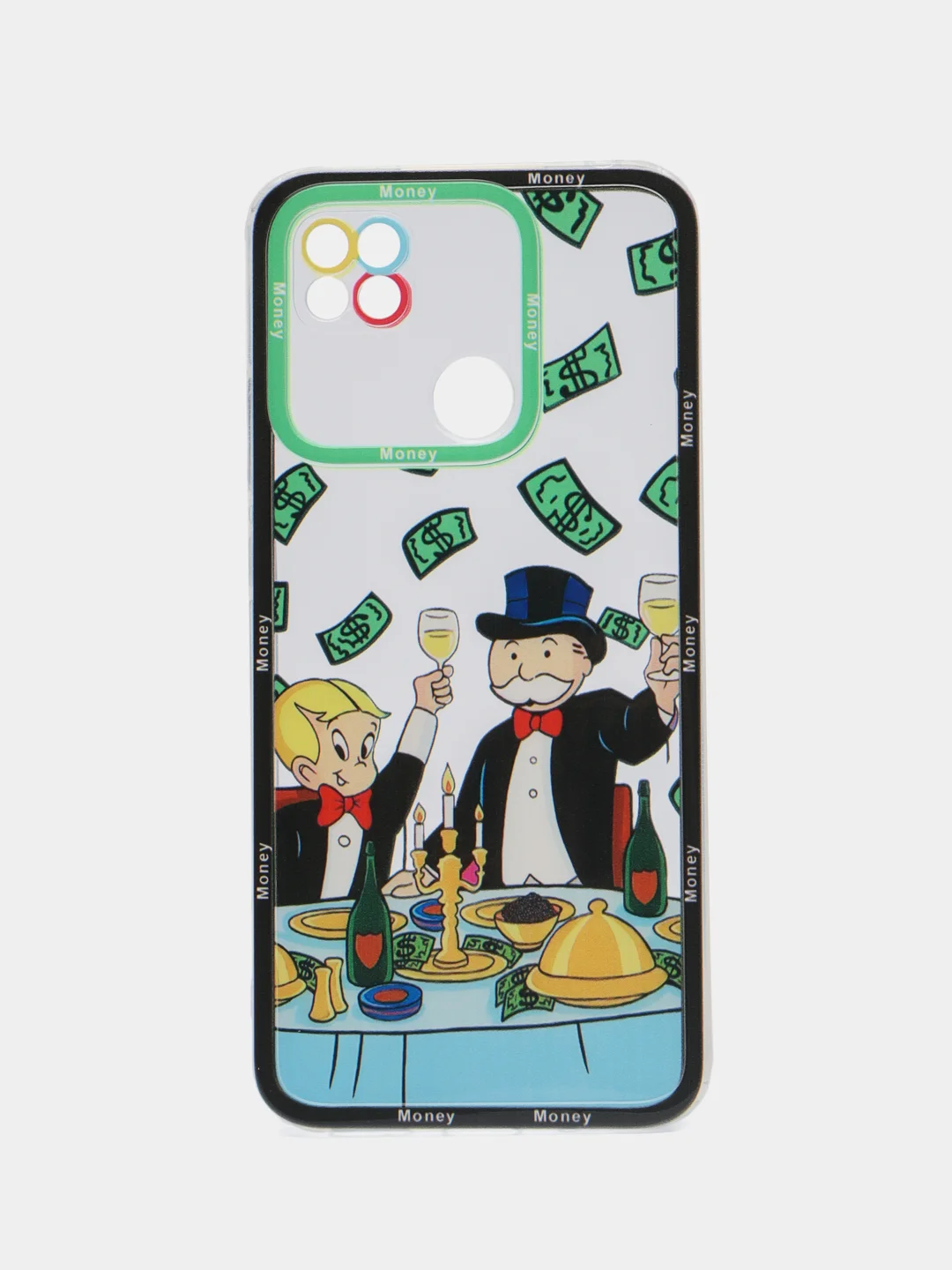 Белый силиконовый чехол old money Xiaomi Redmi 9С / 9Т / 10 / 10C / Note 8 / 9 Pro / 9S / 10 / 10s / 11 / 11s