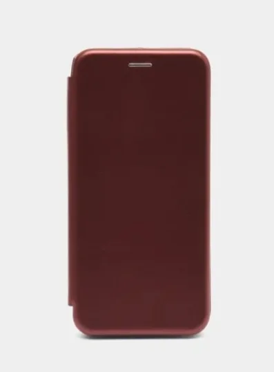 Бордовый чехол книжка TECNO SPARK 8C / TECNO GO 2022 матовая