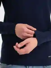 Синий мужская водолазка