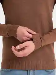 Коричневый мужская водолазка